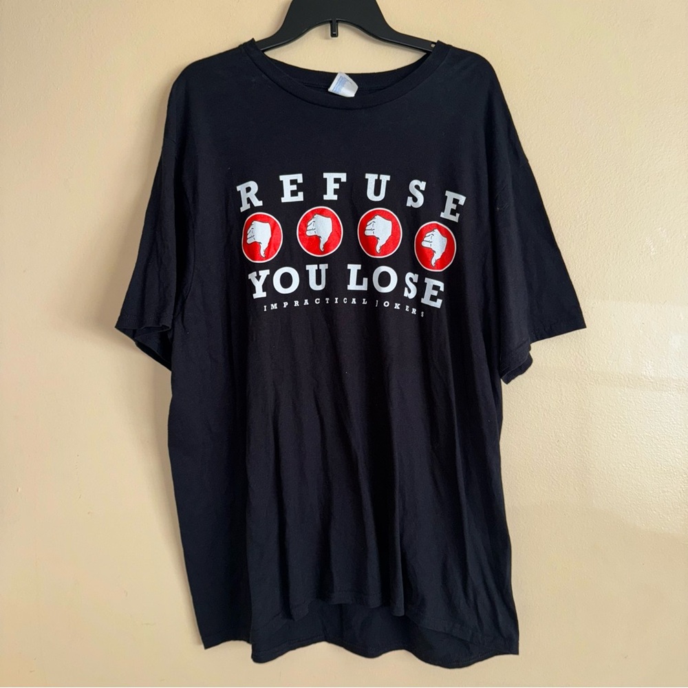 Impractical Jokers “Refuse You Lose” T Shirt Size 2XL